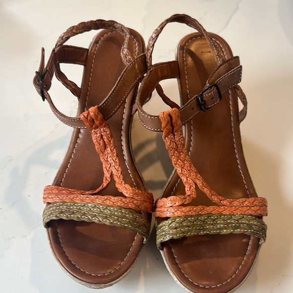 Summer wedge sandal. Size 39 - Picture 1 of 4